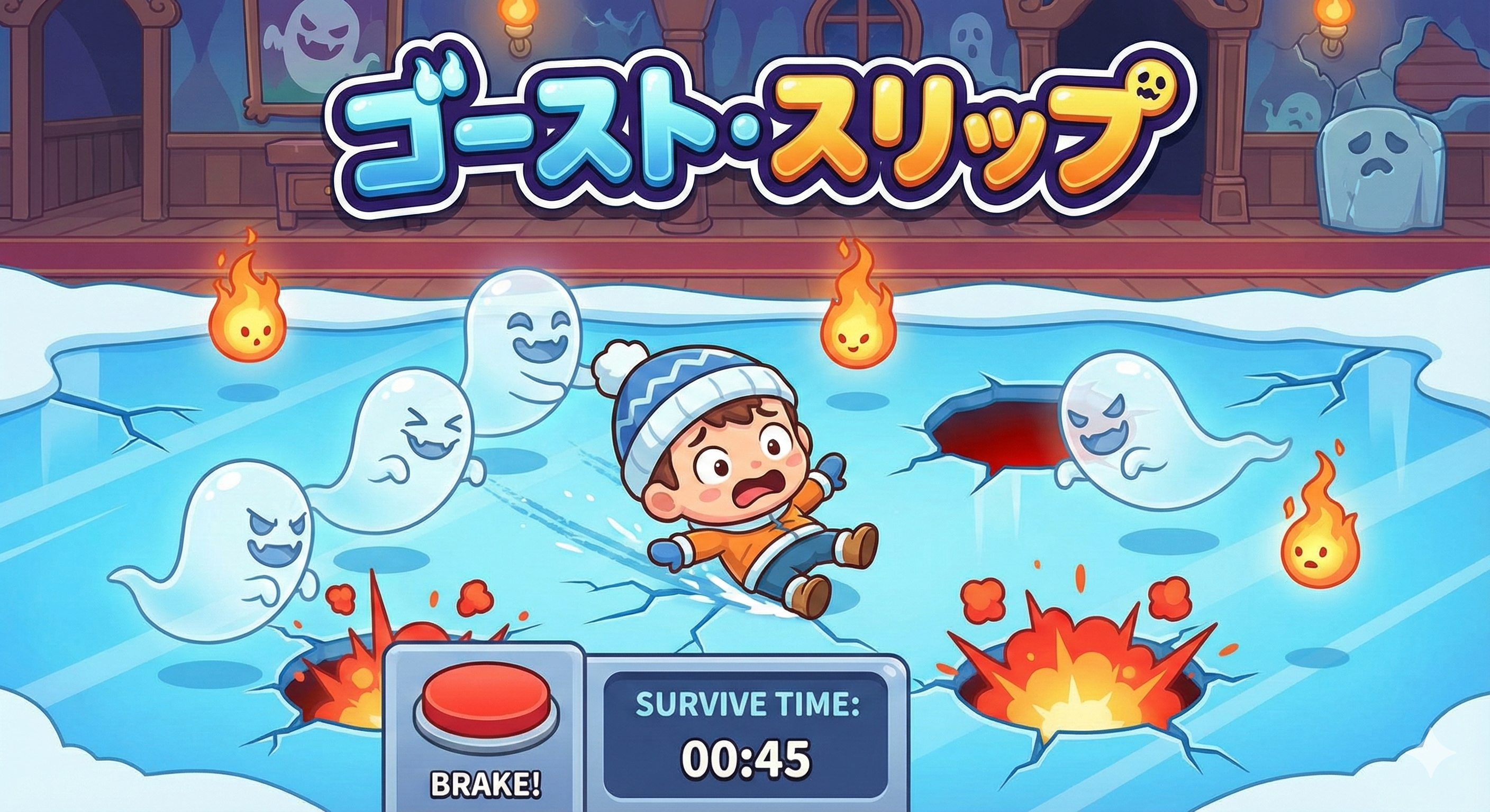 ゴースト・スリップのゲーム画面